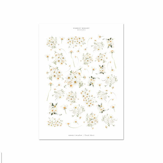 Summer Meadow | Floral Sheet
