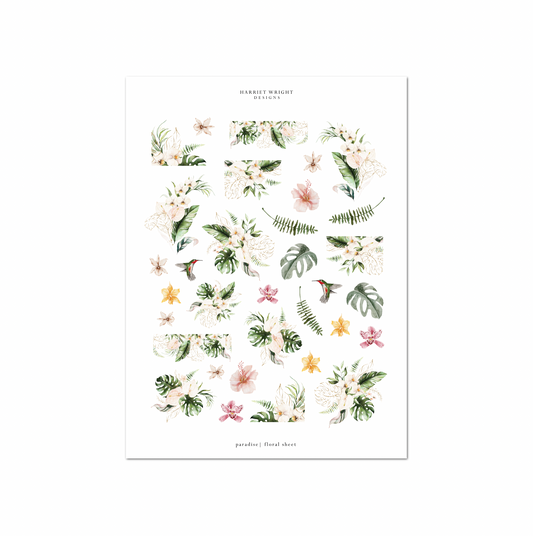 Paradise | Floral Sheet