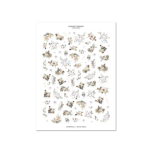 Wildflower | Floral Sheet