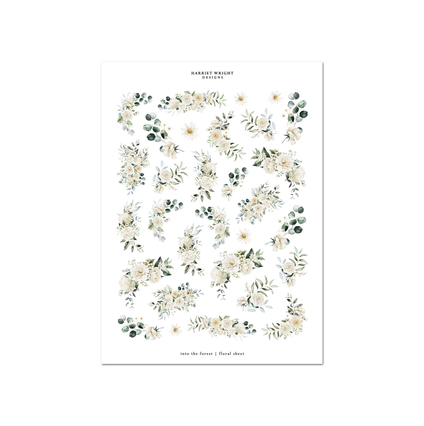 Into the Forest | Floral Sheet