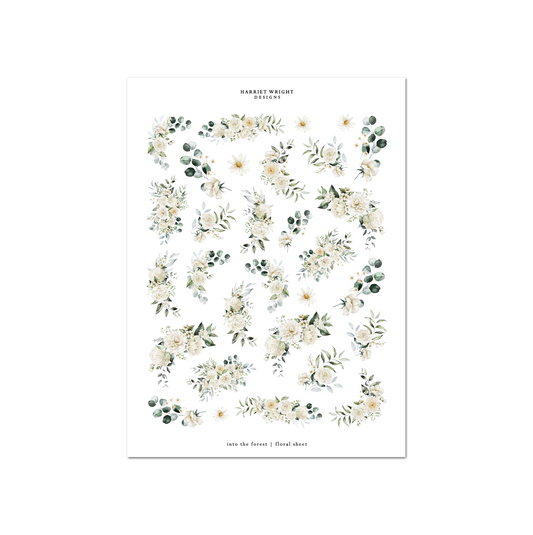 Into the Forest | Floral Sheet