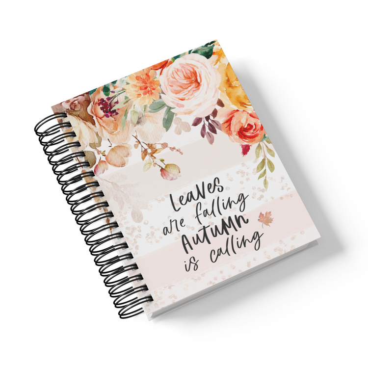 Autumn Floral || Notebook (Lined/Dot/Grid)