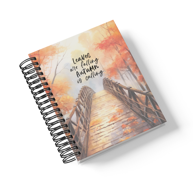 Autumn Bridge || Notebook (Lined/Dot/Grid)