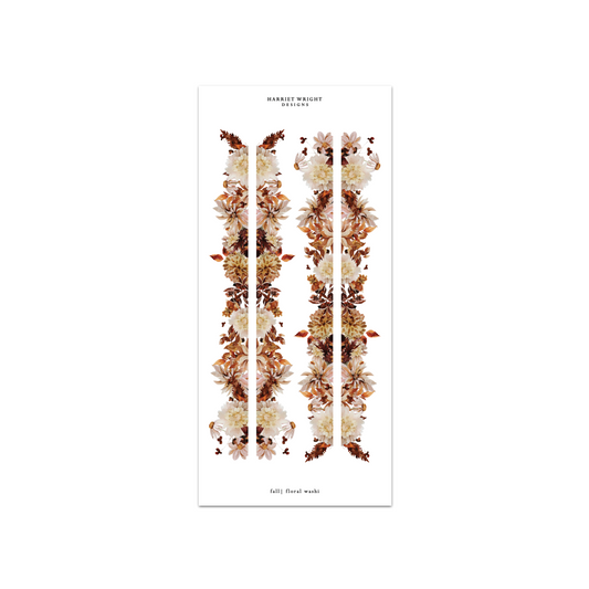 Fall | Floral Cut Washi