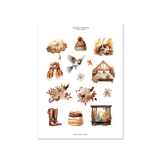Fall | Deco Sheet