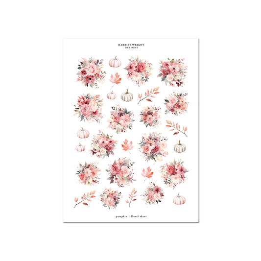 Pumpkin | Floral Sheet