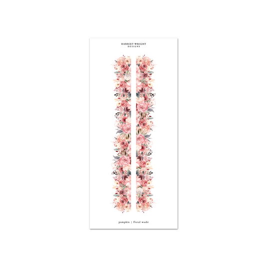 Pumpkin | Floral Cut Washi