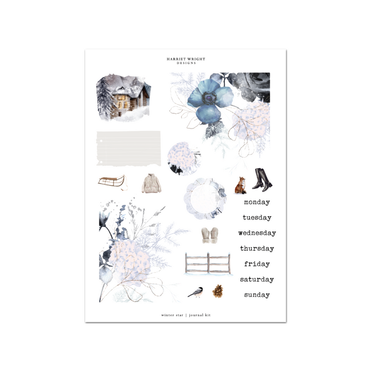 Winter Star | Journal Kit