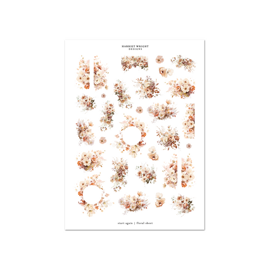 Start Again | Floral Sheet