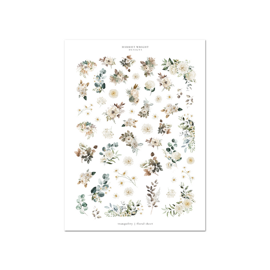Tranquility | Floral Sheet