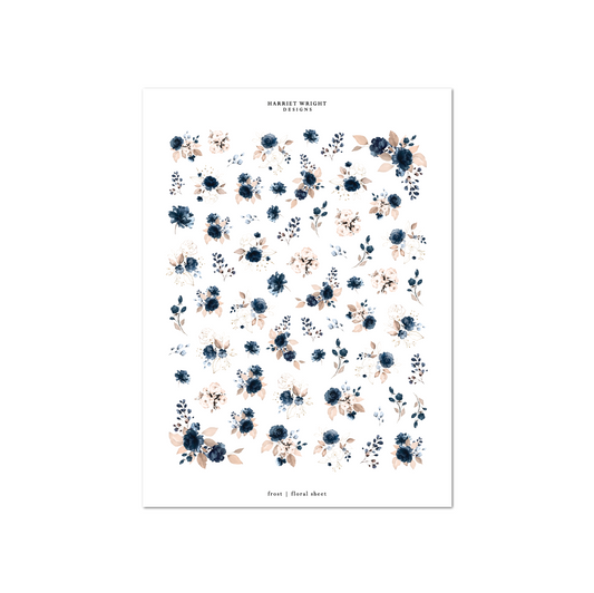 Frost | Floral Sheet