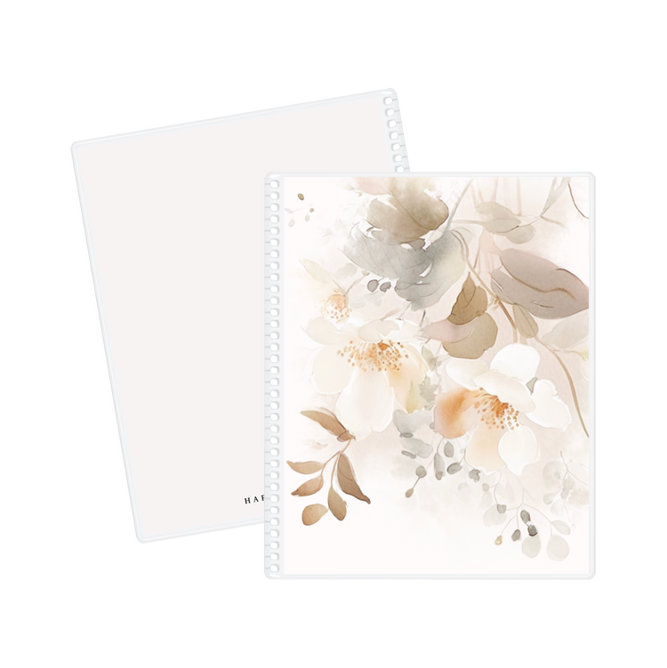 Neutral Floral || Interchangeable Cover