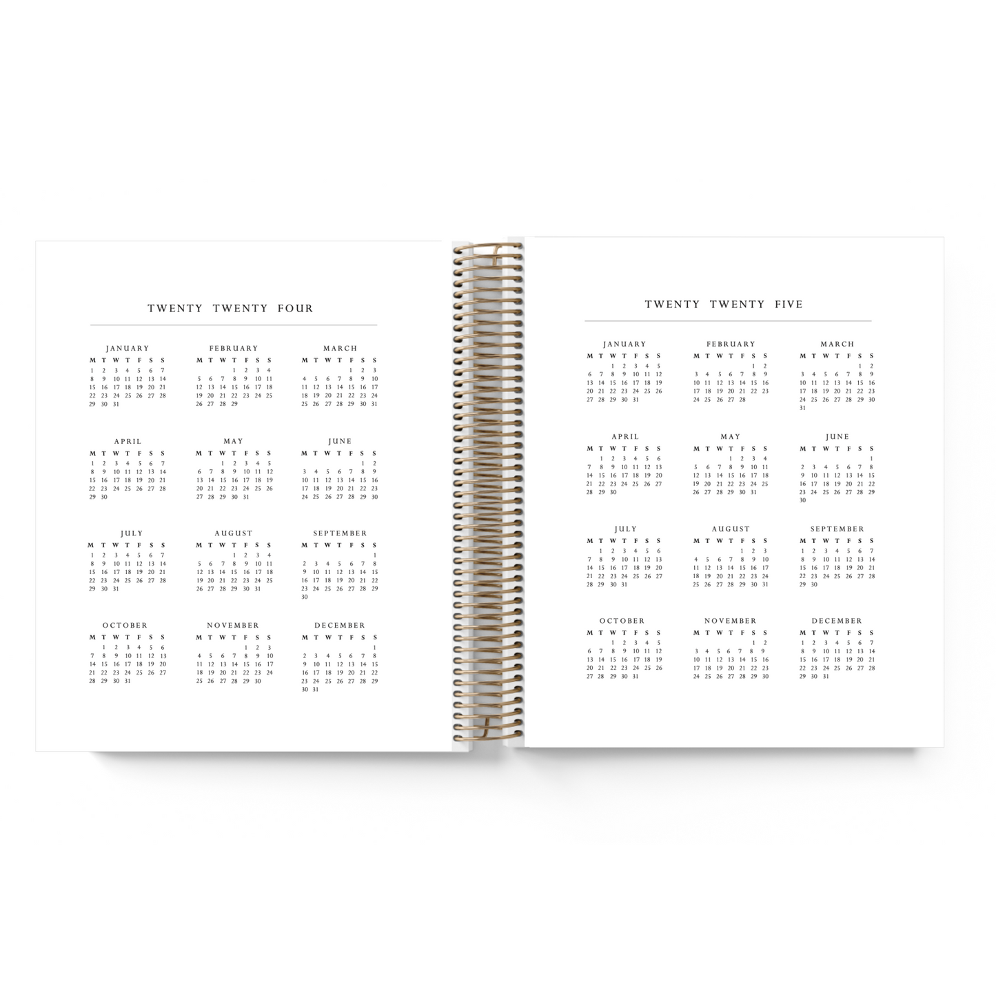 Bows (Foiled) || A5 Wide Horizontal Planner