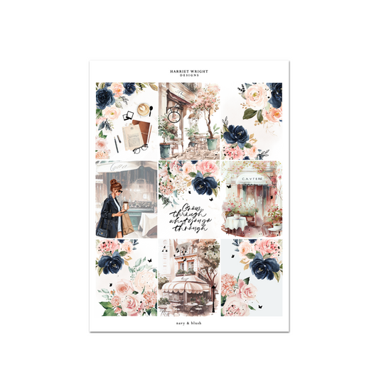 Navy & Blush | Weekly Kit