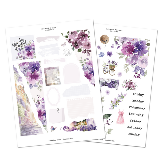 Lavender Field | Journal Kit