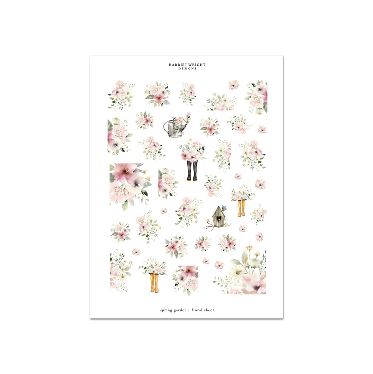 Spring Garden | Floral Sheet