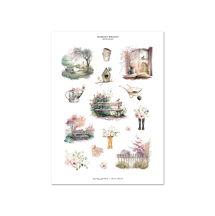 Spring Garden | Deco Sheet