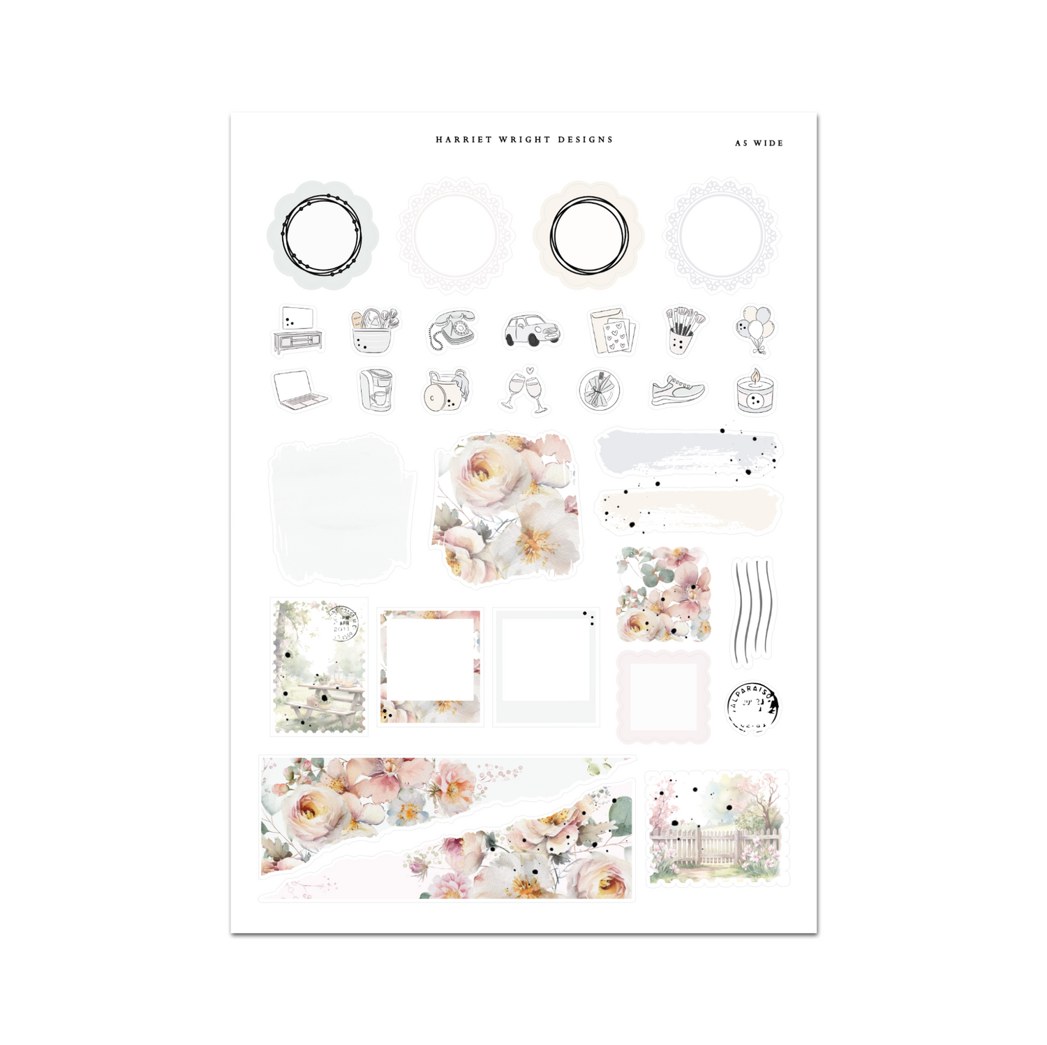 March Monthly Kit Harriet Wright Designs