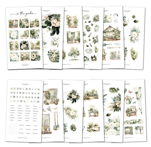 In the Garden || Decorative Collection (12 Sheets)