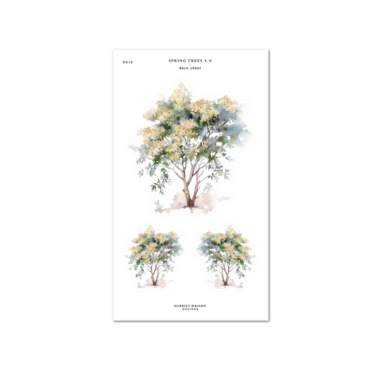 Spring Trees 4.0 || Deco Sheet