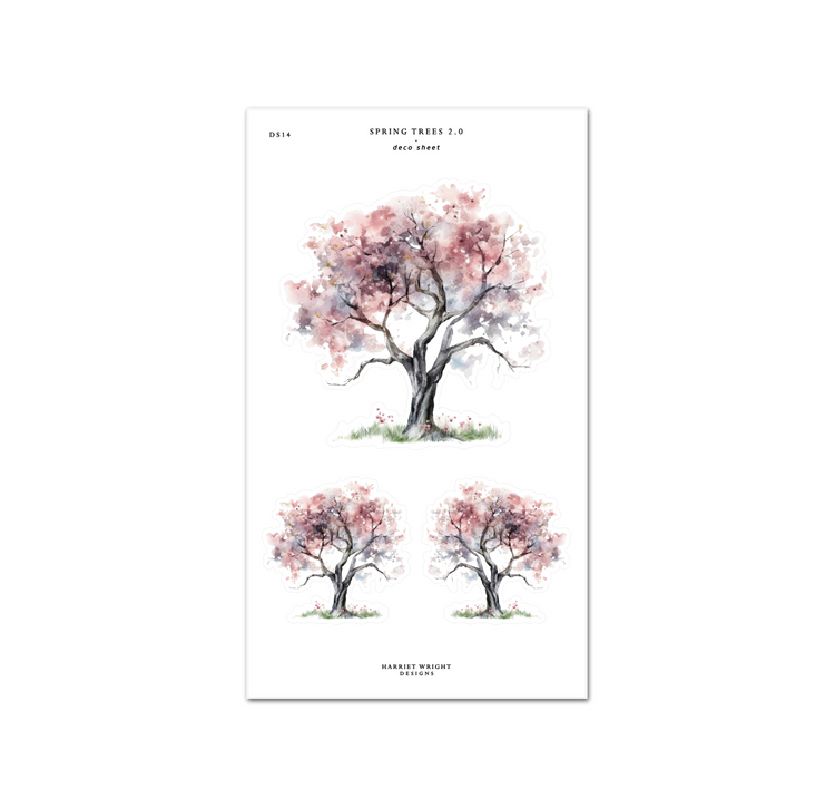 Spring Trees 2.0 || Deco Sheet