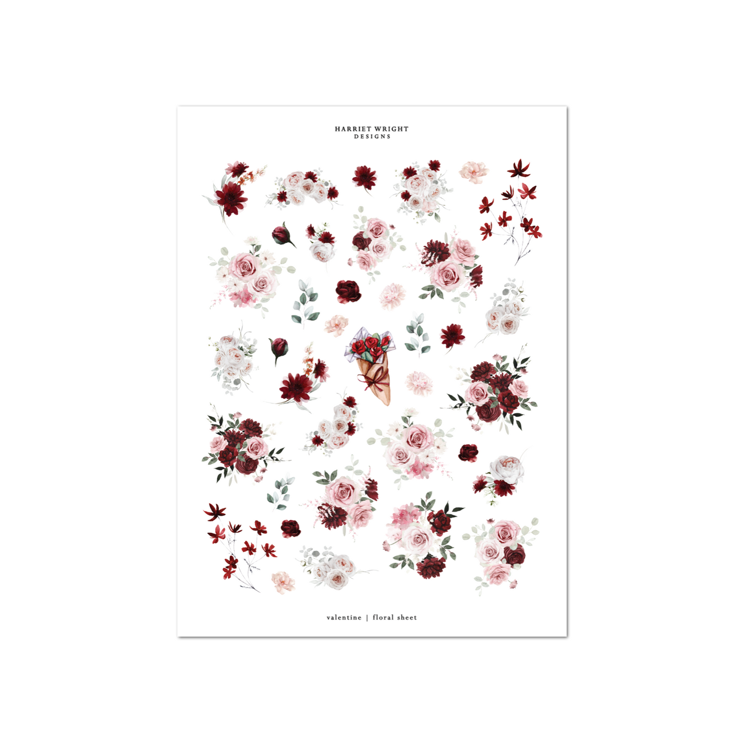 Valentine | Floral Sheet