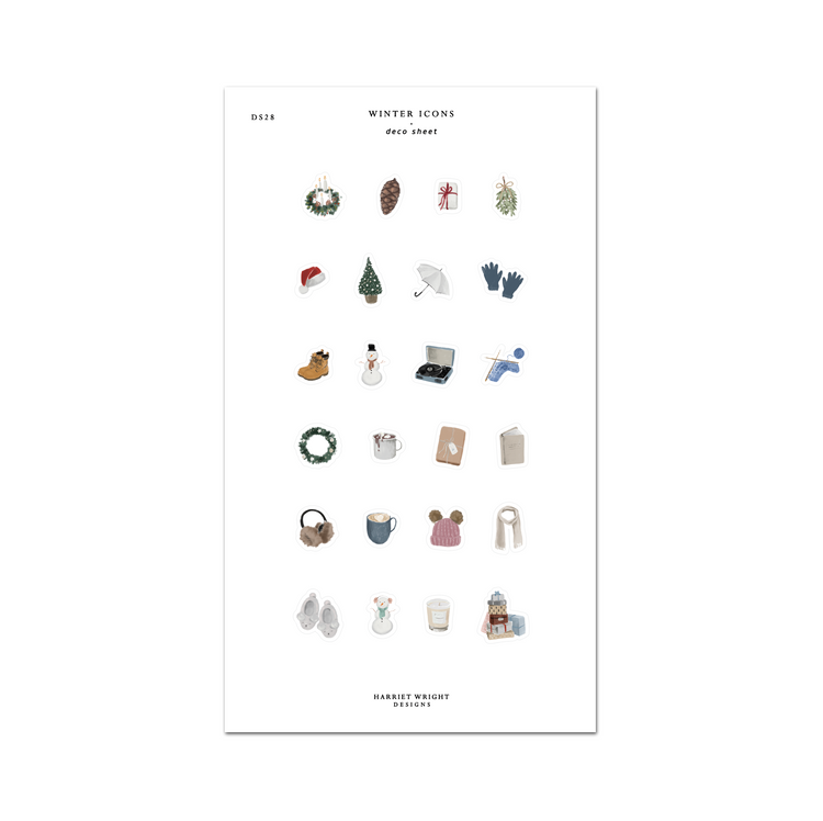 Winter Icons || Deco Sheet