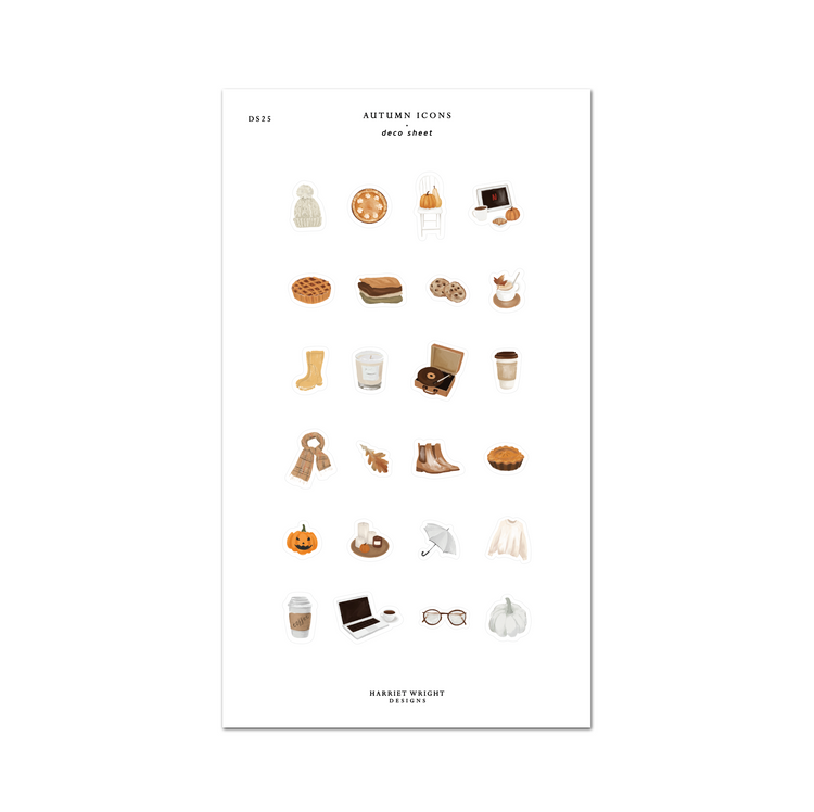 Autumn Icons || Deco Sheet