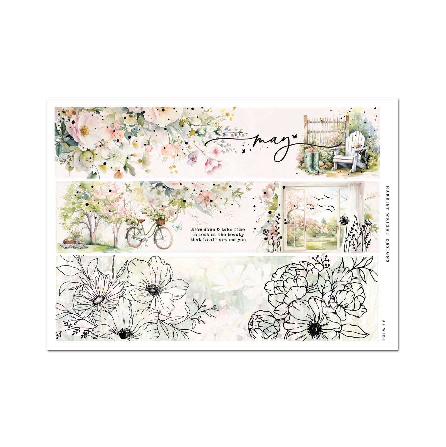 May Monthly Kit Harriet Wright Designs
