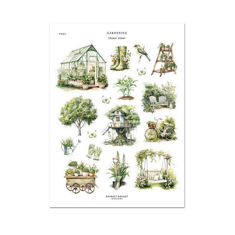 Gardening || Theme Sheet