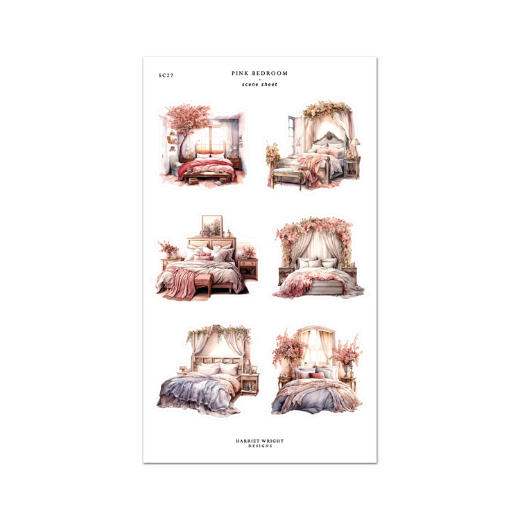 Pink Bedroom || Scene Sheet