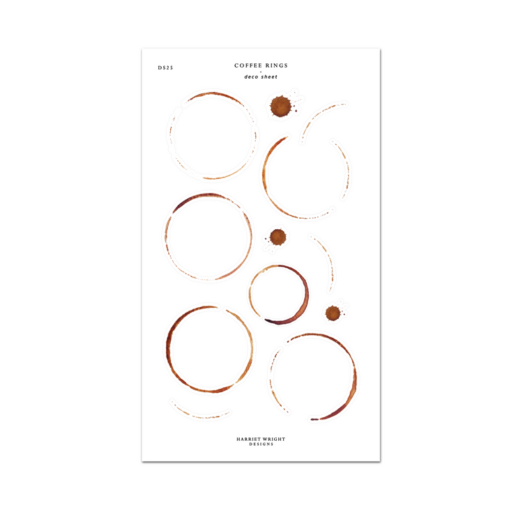 Coffee Rings || Deco Sheet
