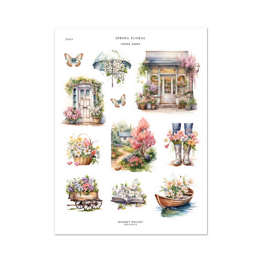 Spring Floral || Theme Sheet