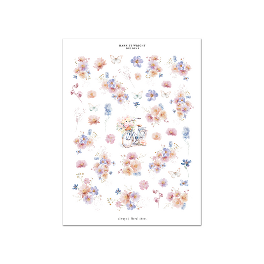 Always | Floral Sheet