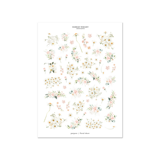 Purpose | Floral Sheet