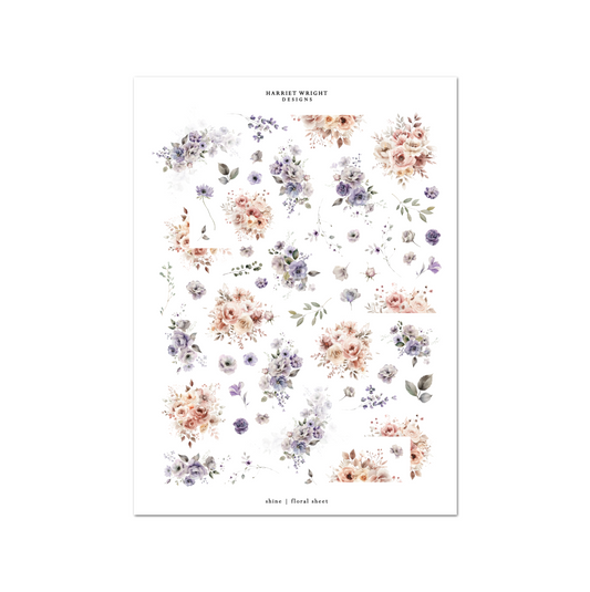 Shine | Floral Sheet