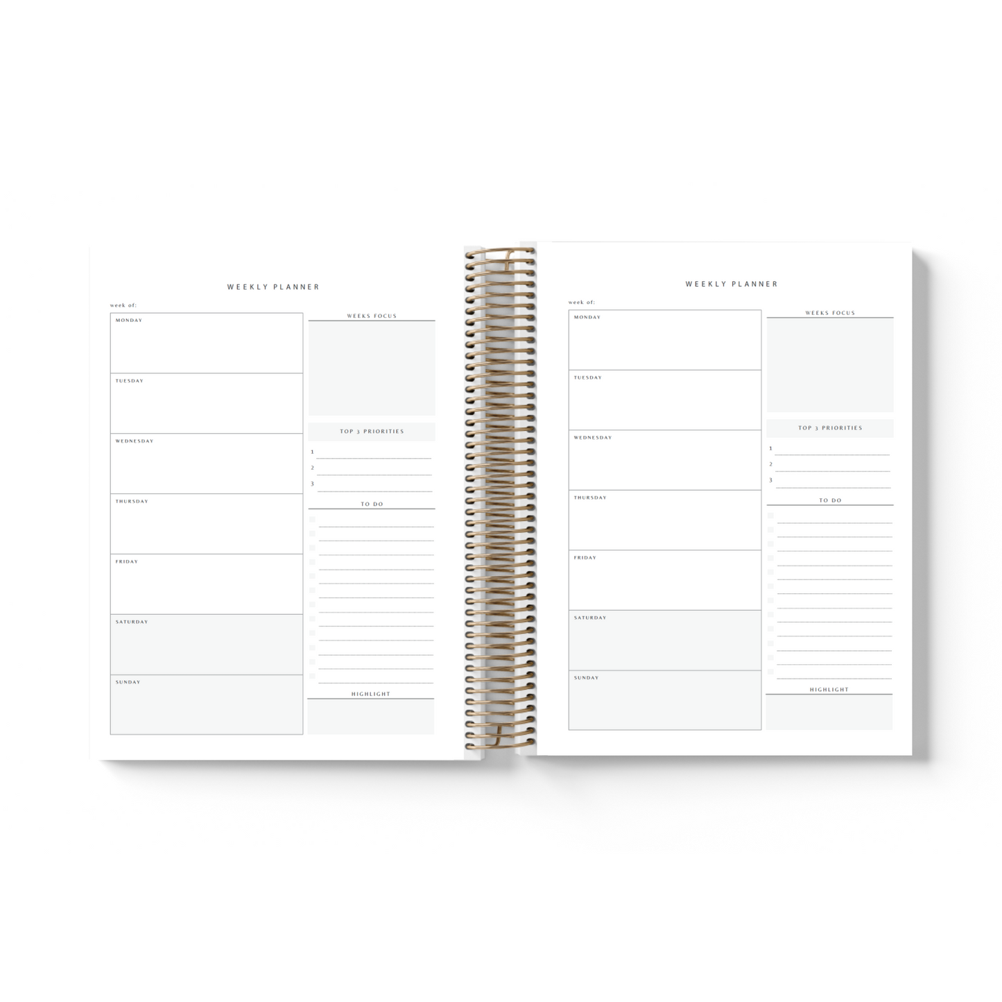 Daisy Meadow || A5 Daily & Weekly Planner
