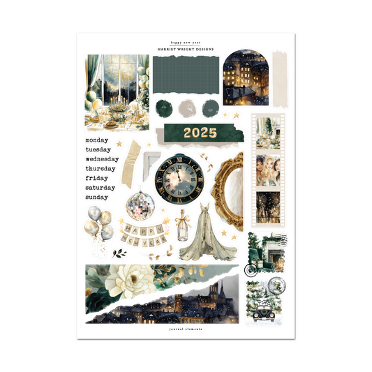 Happy New Year | Journal Elements
