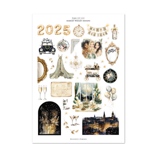 Happy New Year | Decorative Elements