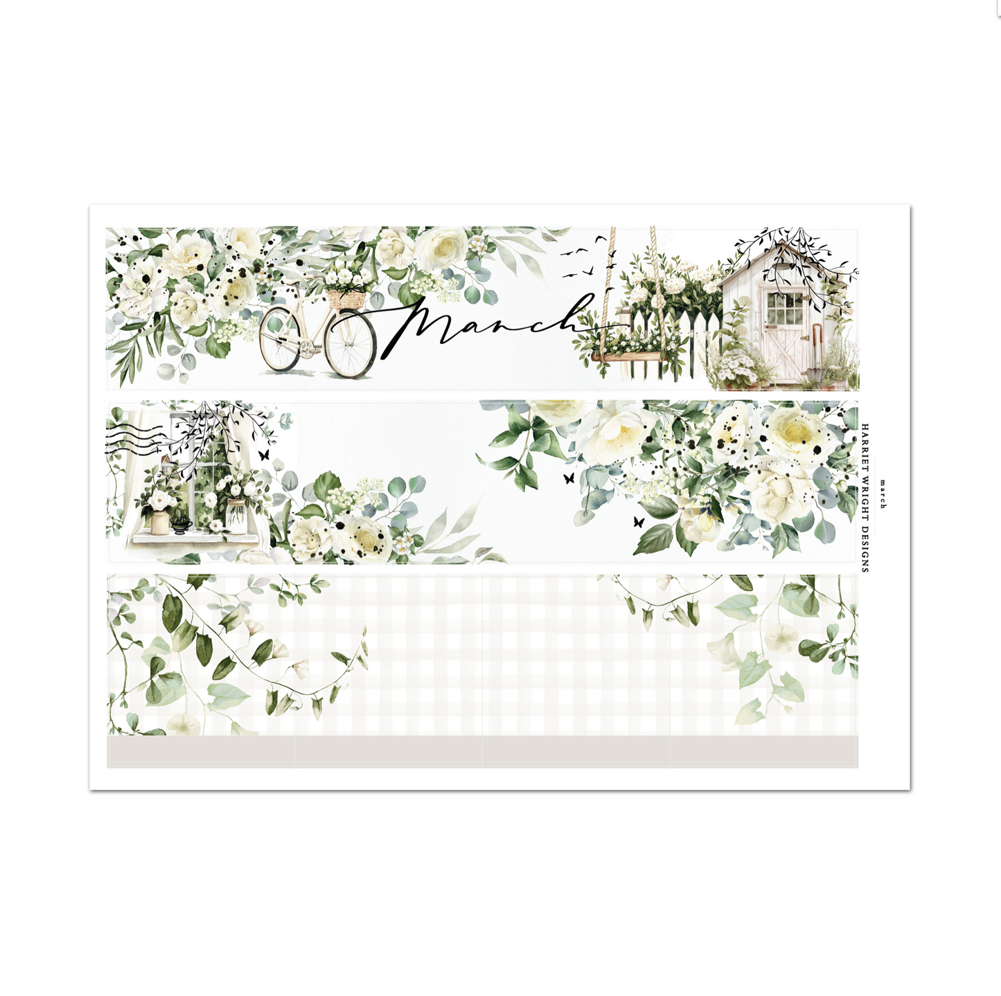 March | A5 Wide | Monthly Kit