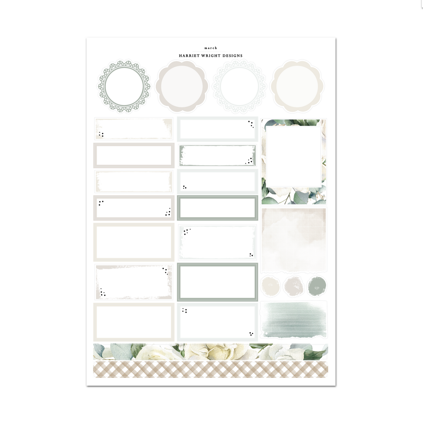 March | A5 Wide | Monthly Kit