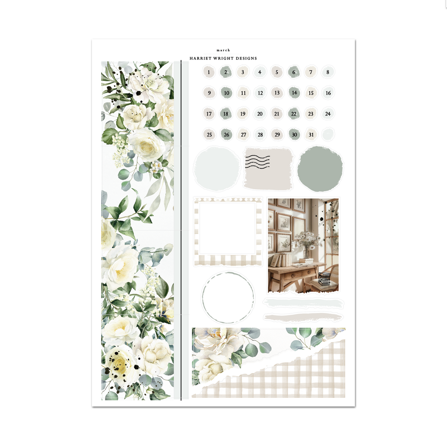 March | A5 Wide | Monthly Kit