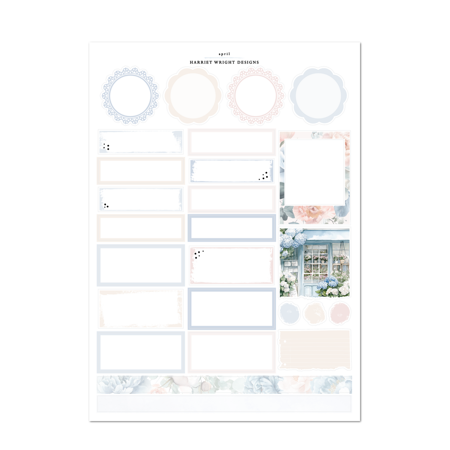 April | A5 Wide | Monthly Kit