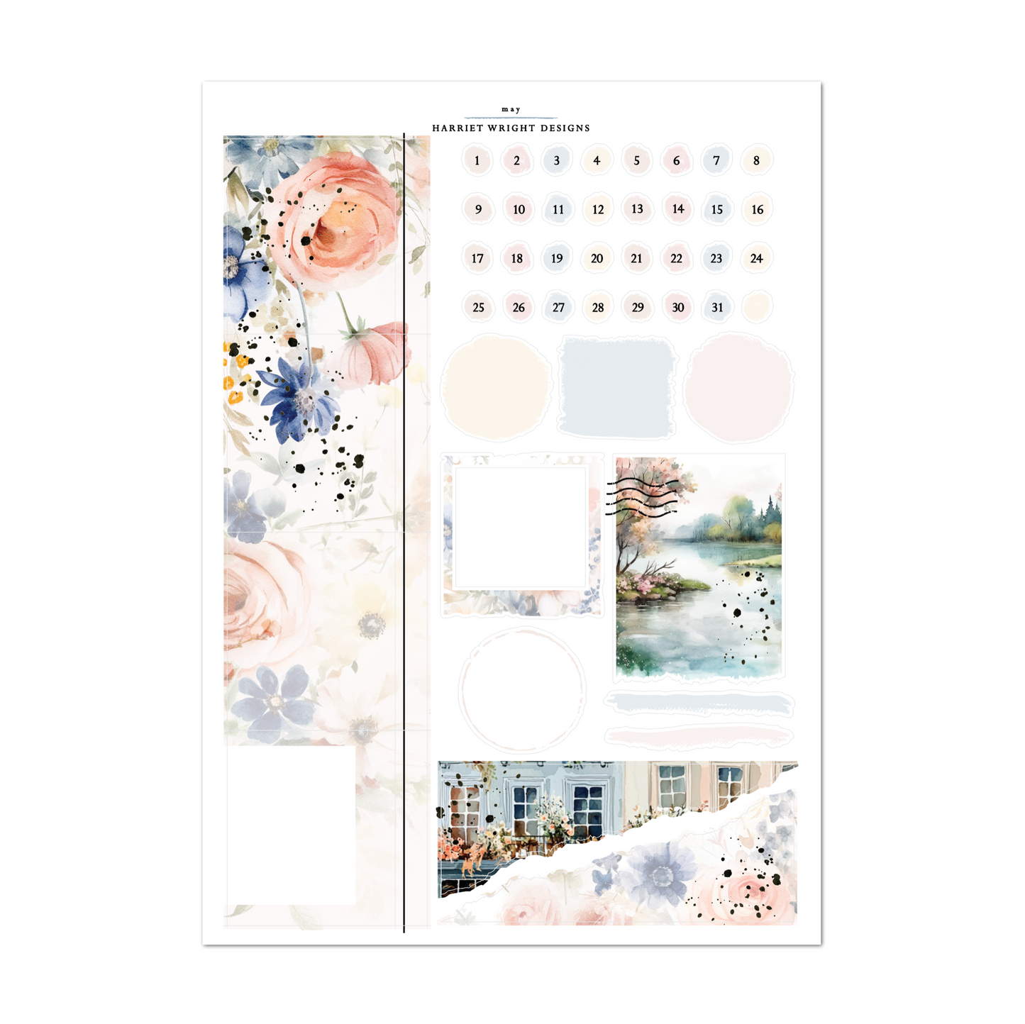 May | A5 Wide | Monthly Kit