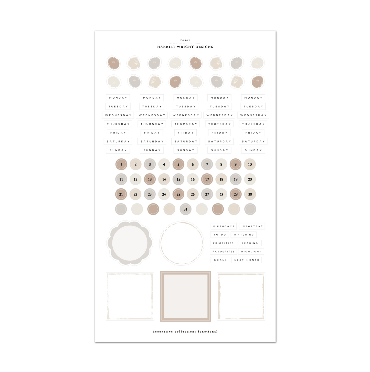 Reset | Decorative Collection