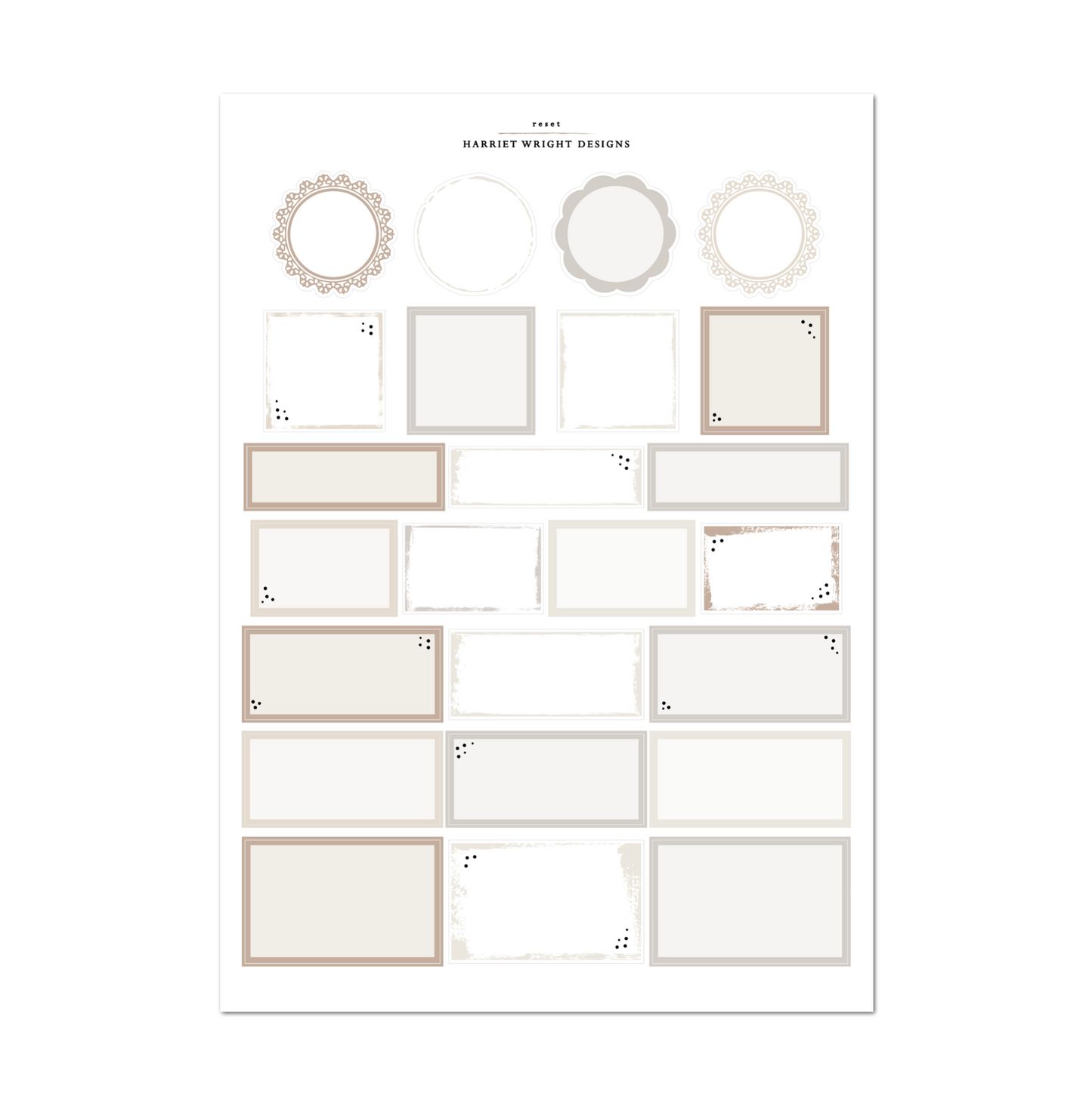 Reset | Weekly Kit