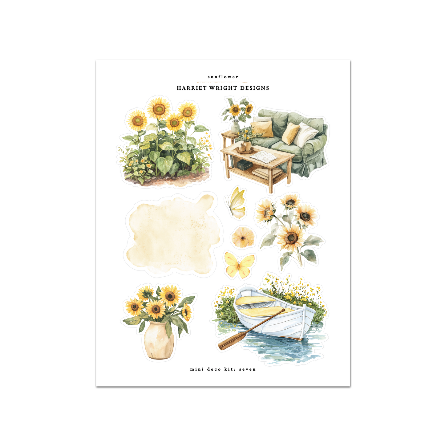 NEW: Sunflower | Mini Decorative Kit