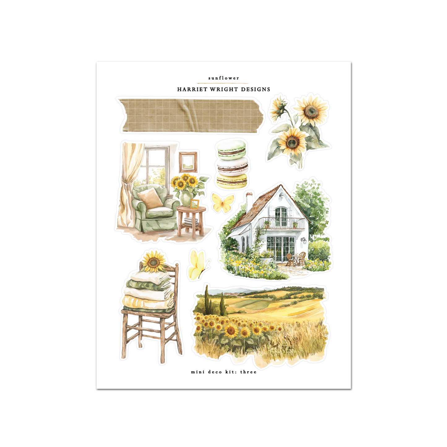 NEW: Sunflower | Mini Decorative Kit