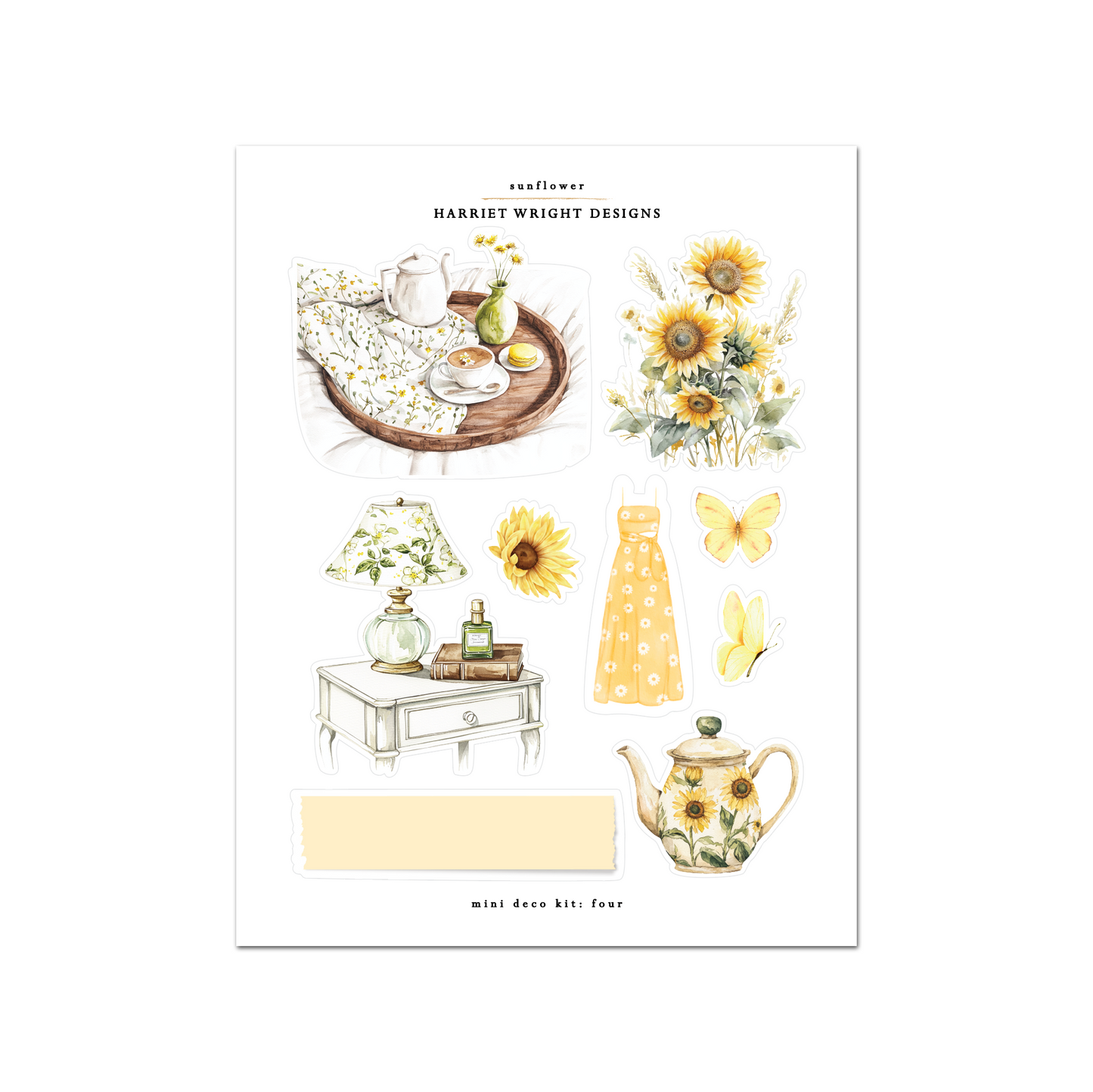 NEW: Sunflower | Mini Decorative Kit
