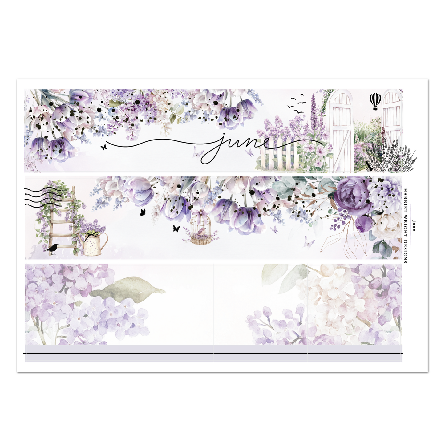 June | A5 Wide | Monthly Kit
